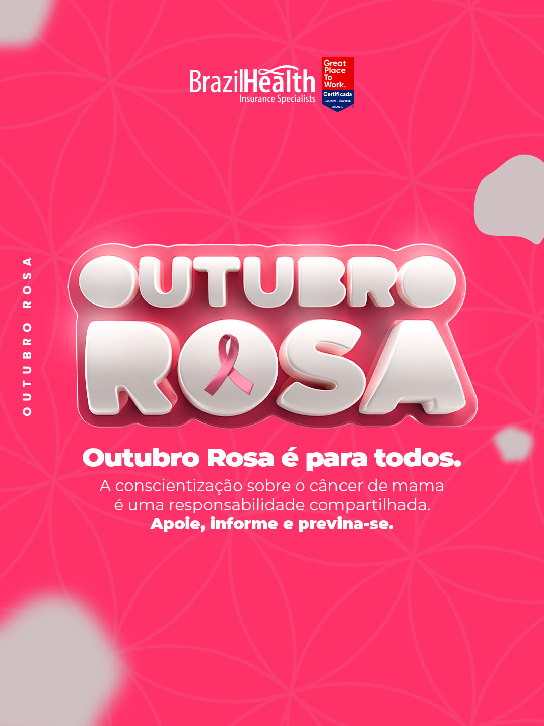 Outubro Rosa: Mês de Conscientização sobre o Câncer de Mama